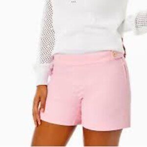 Lilly Pulitzer 5" Alessi Stretch Short-Pink Blossom Size 00-NWT